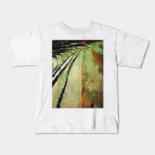 Terrace Paddy Fields watercolor Kids T-Shirt